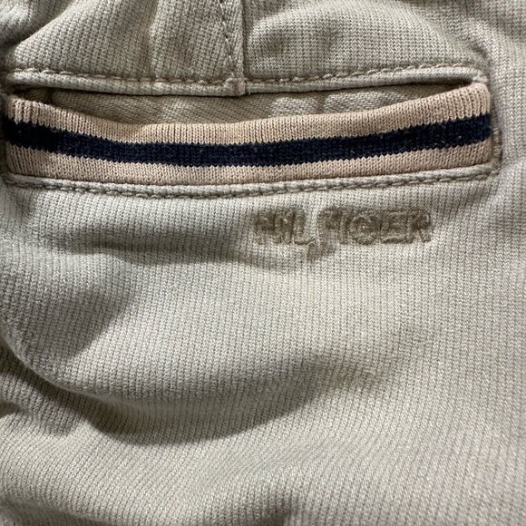 3 for $45_ Tommy Hilfiger Slim Fit Beige pants 98% cotton, adjustable waist - Picture 6 of 11